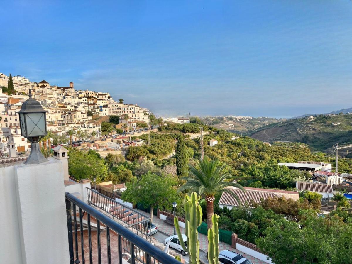 Appartamento Casa La Aguanosa Con Piscina Y Vistas Al Mar Frigiliana Esterno foto